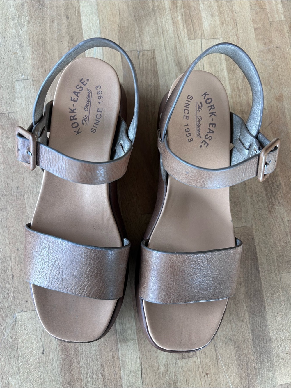 Kork-Ease Women's Hallie TanTwo-Strap Slingback Sandals